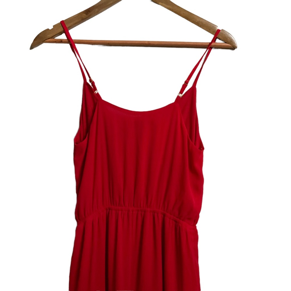 Flying Tomato Red Ruffle Maxi Dress - Picture 4 of 6
